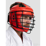 Шлем с маской для АРБ Рэй-Спорт ТИТАН-2, кожа/иск.замша